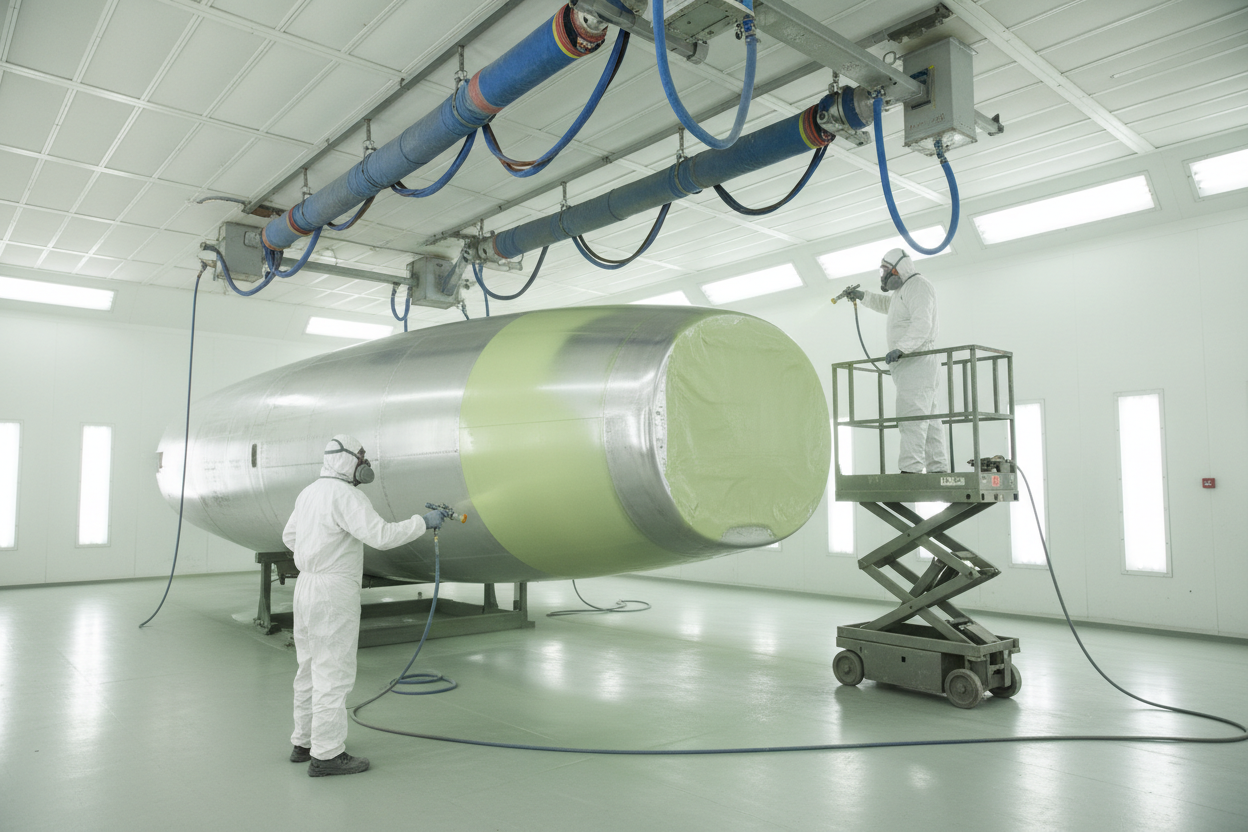 Aplicación de primarios en aviones