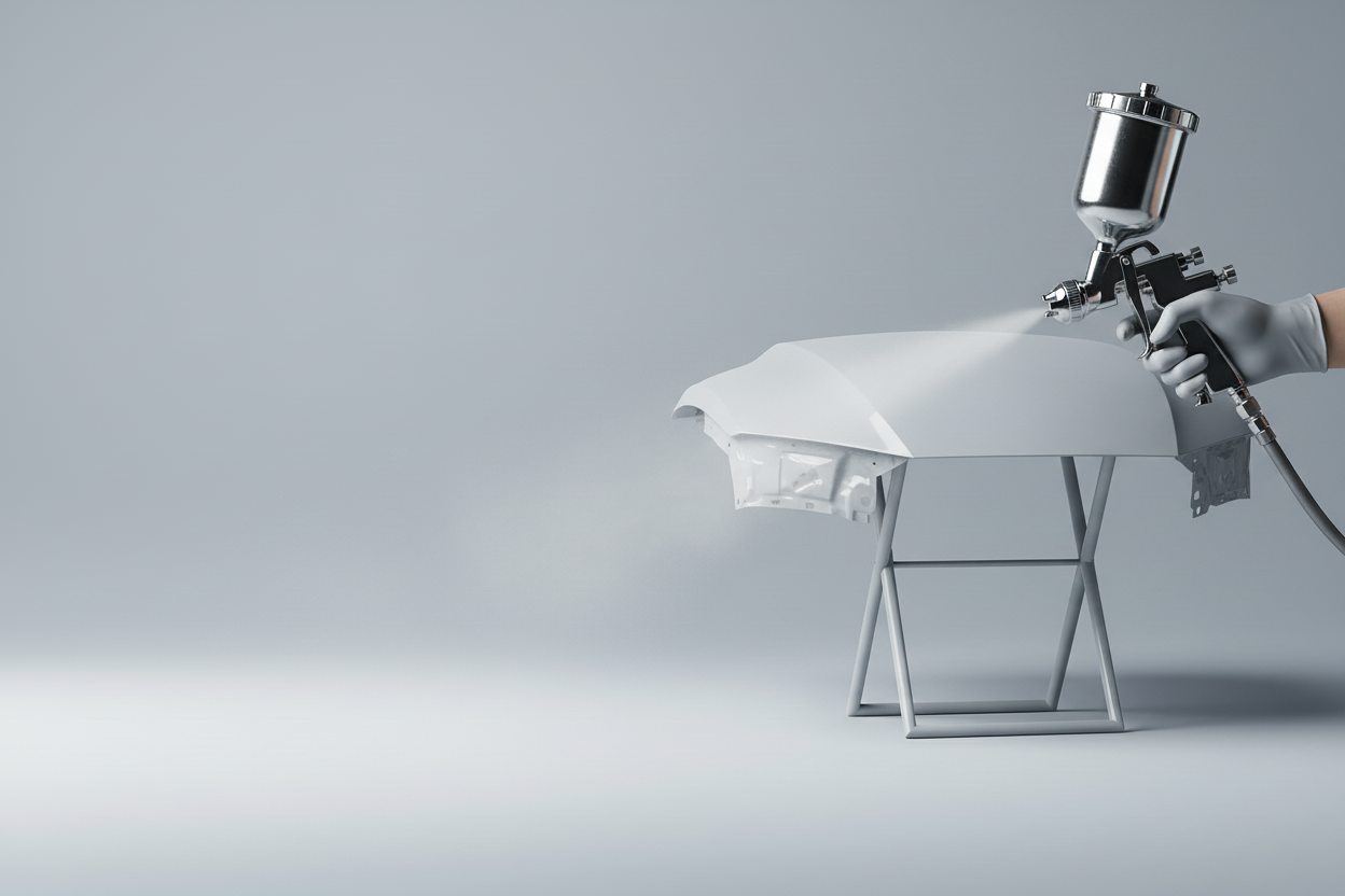 Transparente en pieza